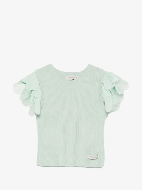 Alberta Ferretti Kids ribbed-knit T-shirt