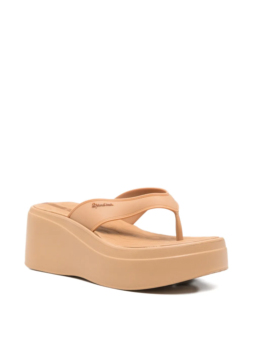Ipanema Solaris sandalen met plateauzool Beige