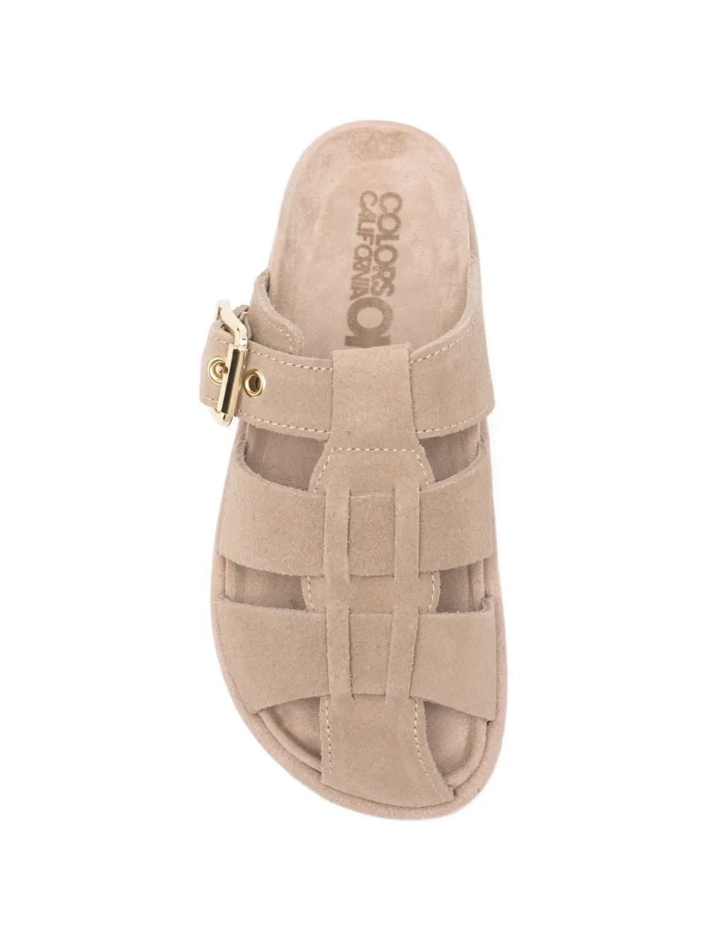 Colors Of California Sandalen met gesp Beige