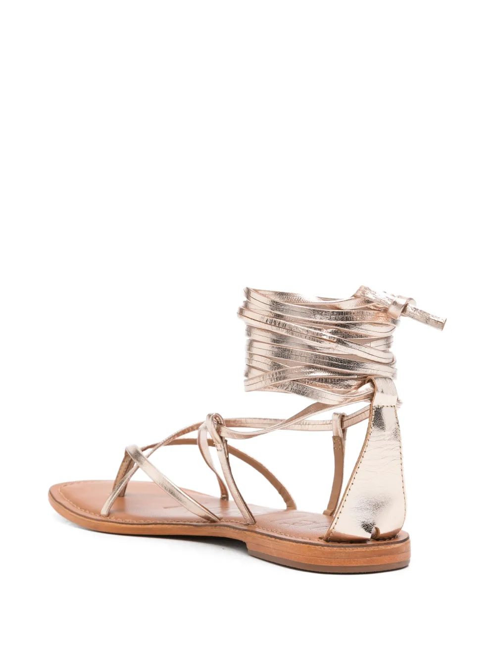 CORAL BLUE Gewikkelde sandalen Goud