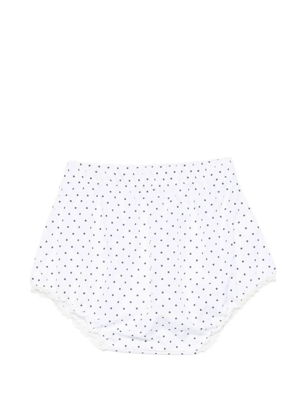 Cucu Lab Romeo lace-trim shorts - Bianco
