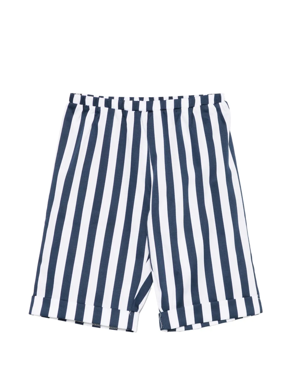 Cucu Lab Shorts a righe con vita elasticizzata - Blu