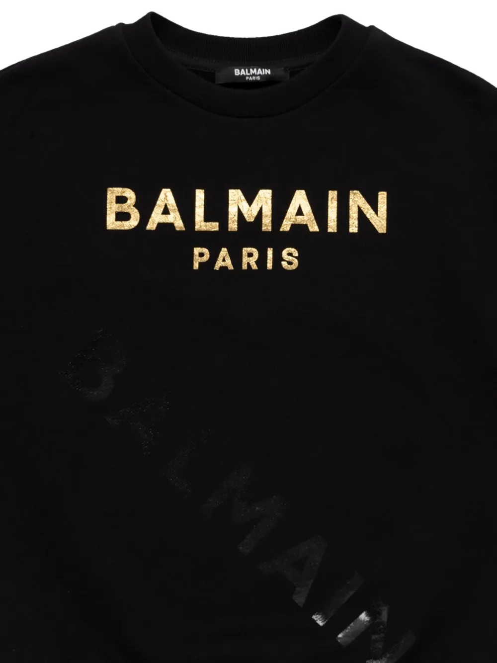 Balmain Kids Sweater met logoprint Zwart