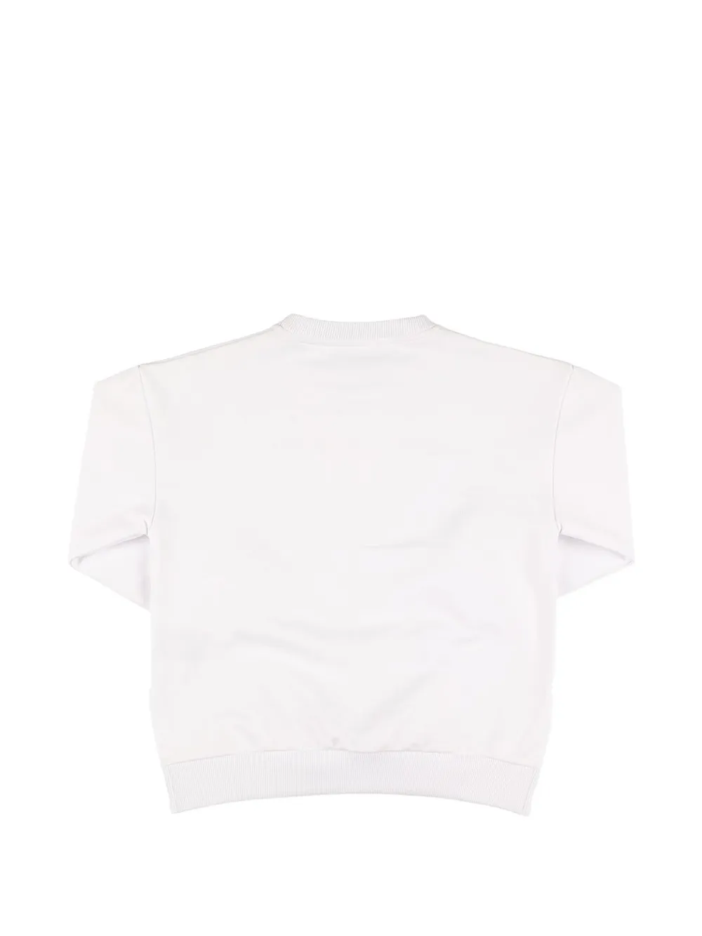 Balmain Kids Sweater met logoprint Wit