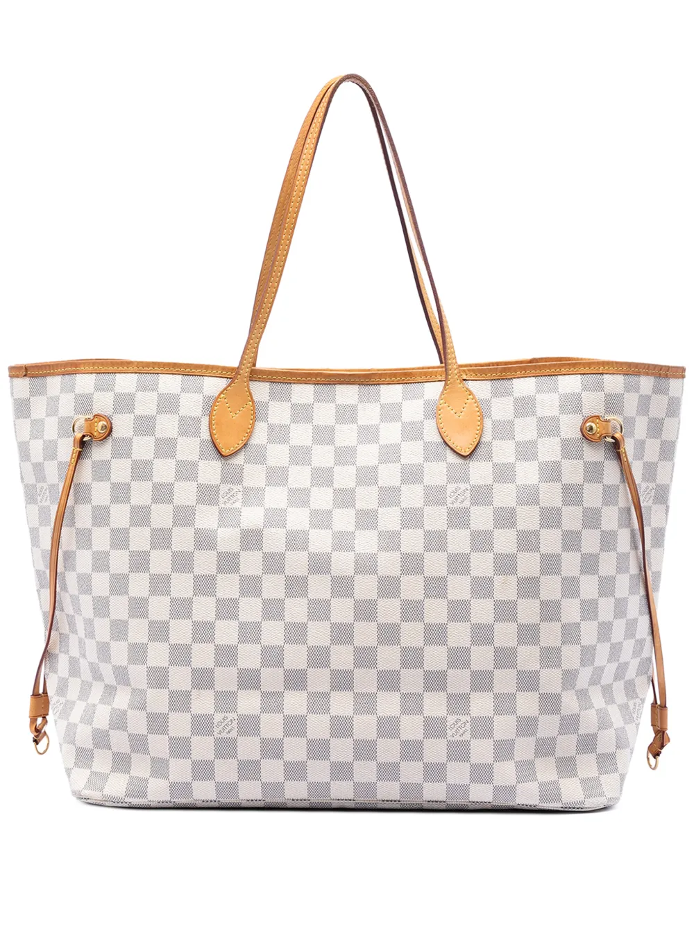 Louis Vuitton Pre-Owned 2014 Damier Azur Neverfull GM tote bag - Bianco