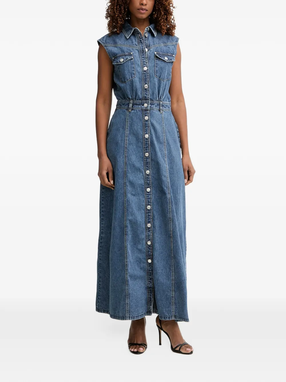GUESS USA denim maxi dress - Blue