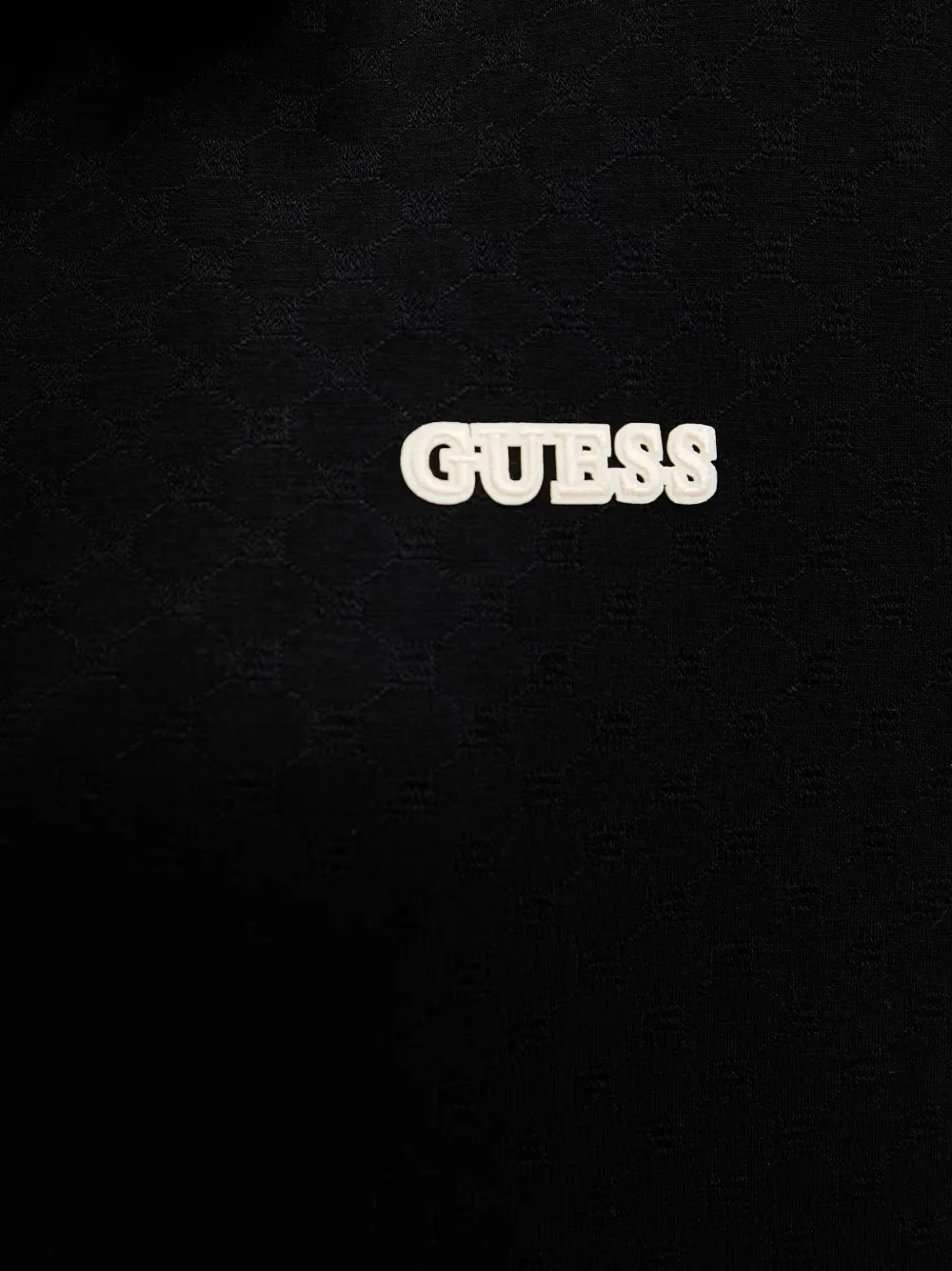 GUESS USA Polotop met logopatch Zwart