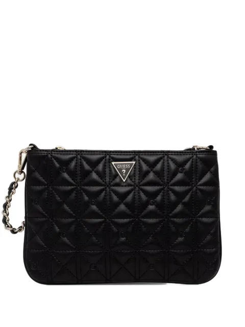 GUESS USA bolsa de mano capitonada con motivo 4G