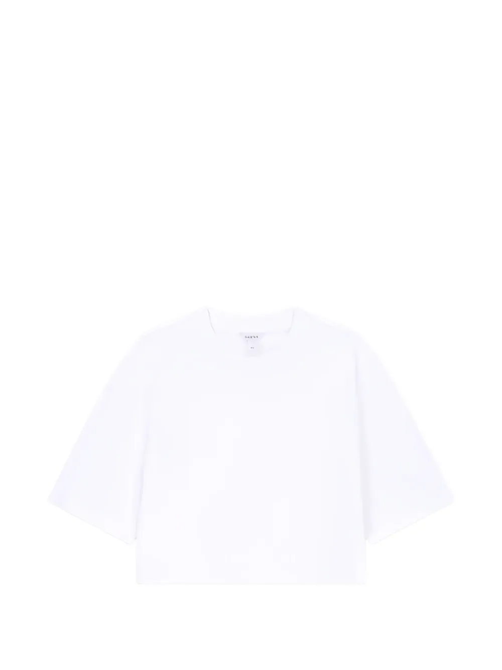 GUESS USA rhinestone-embellished cropped T-shirt - Weiß