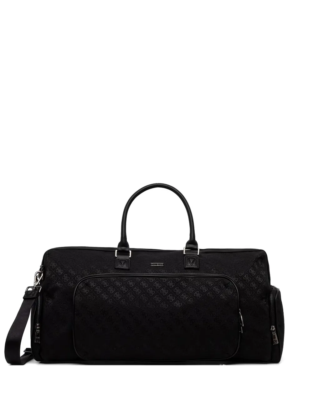 GUESS USA Boston monogram-print holdall bag - Nero