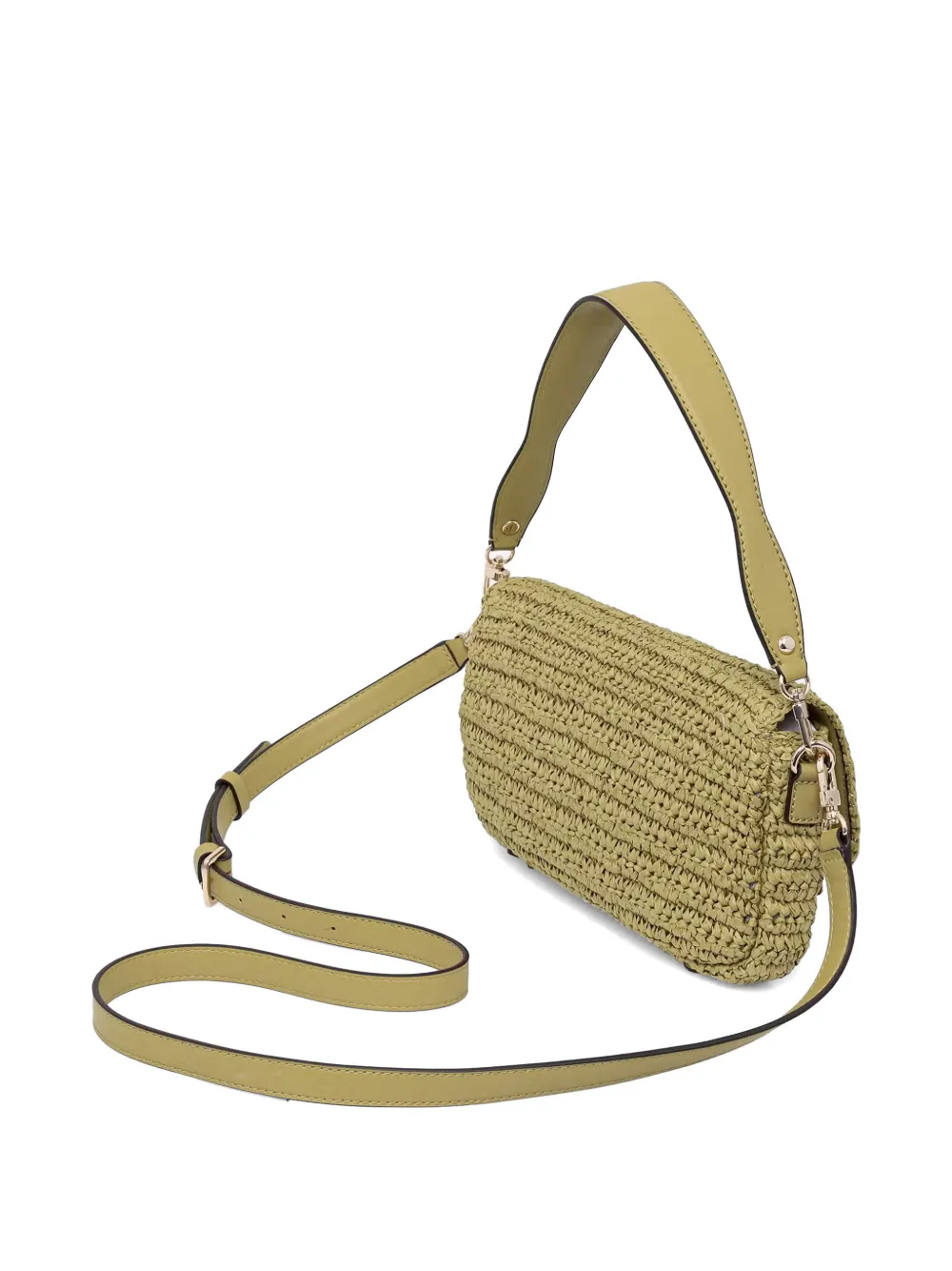 GUESS USA Ofelia geweven schoudertas Groen