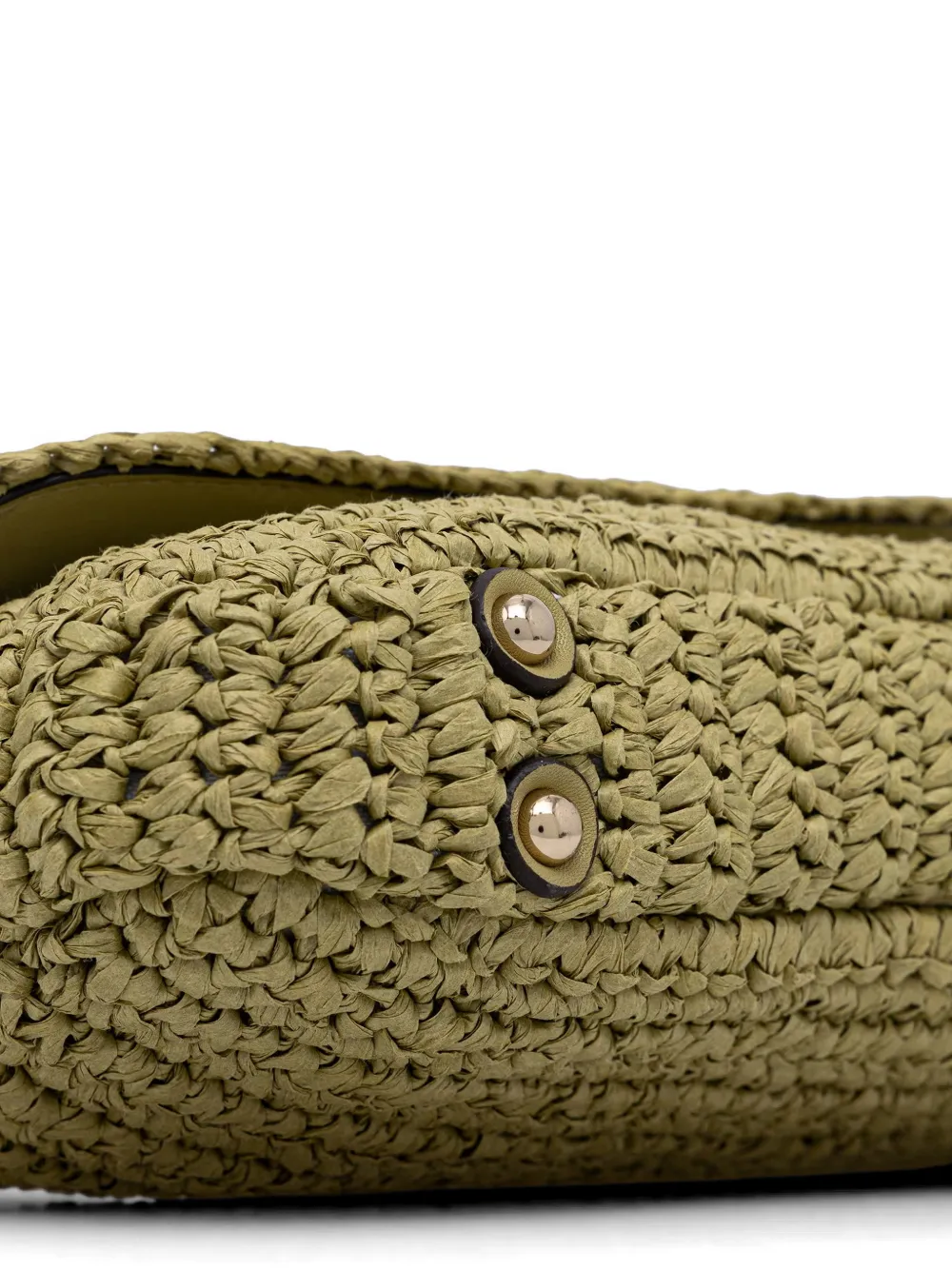 GUESS USA Ofelia geweven schoudertas Groen