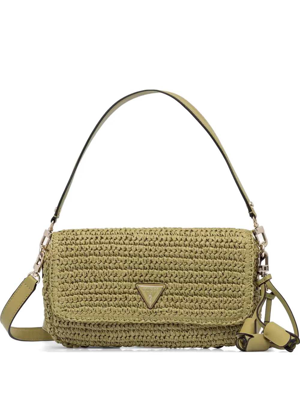 GUESS USA Ofelia woven shoulder bag - Verde