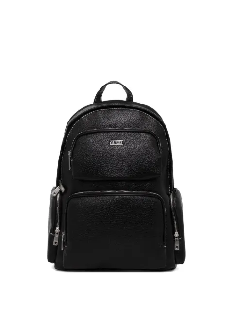 GUESS USA pebbled-effect zip-around backpack