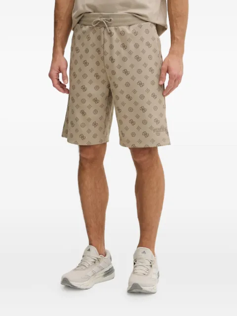 GUESS USA monogram-print drawstring shorts