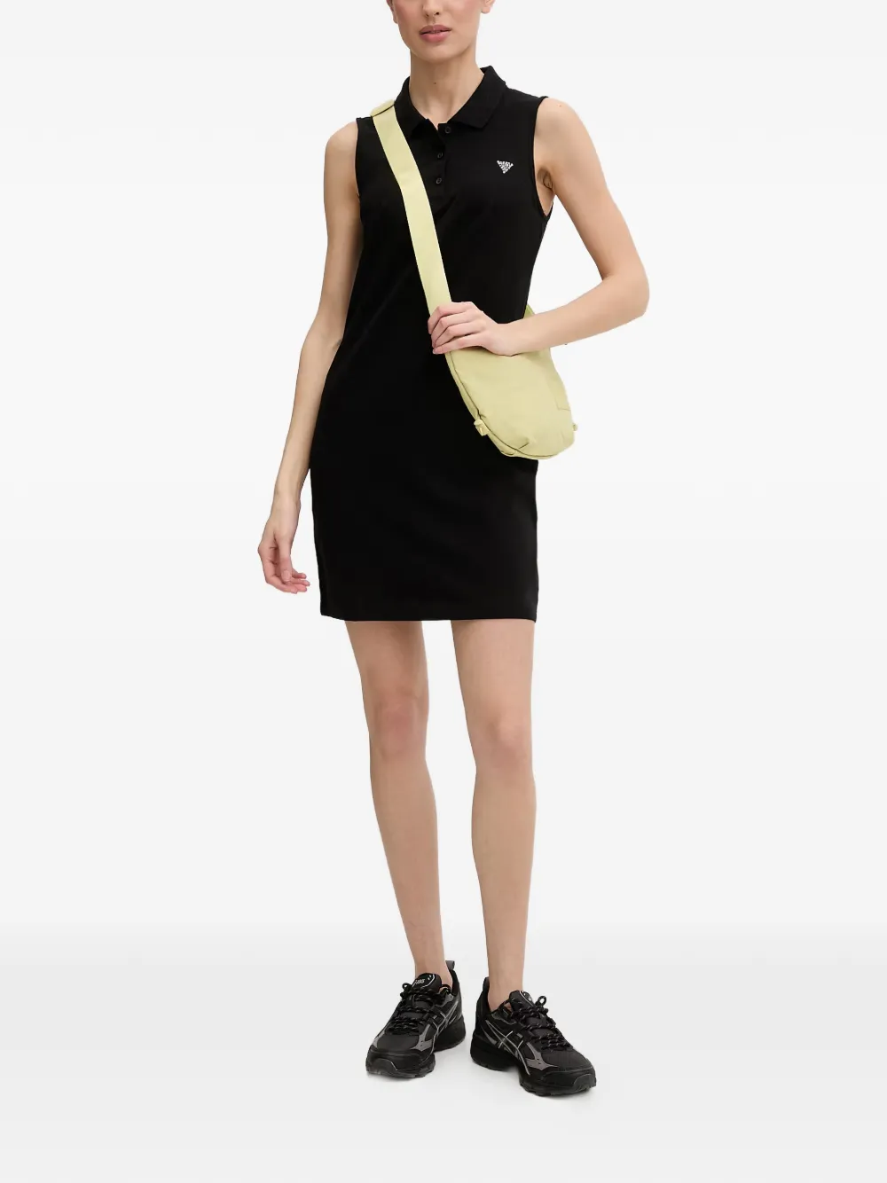 GUESS USA Mouwloze mini-jurk met stras Zwart