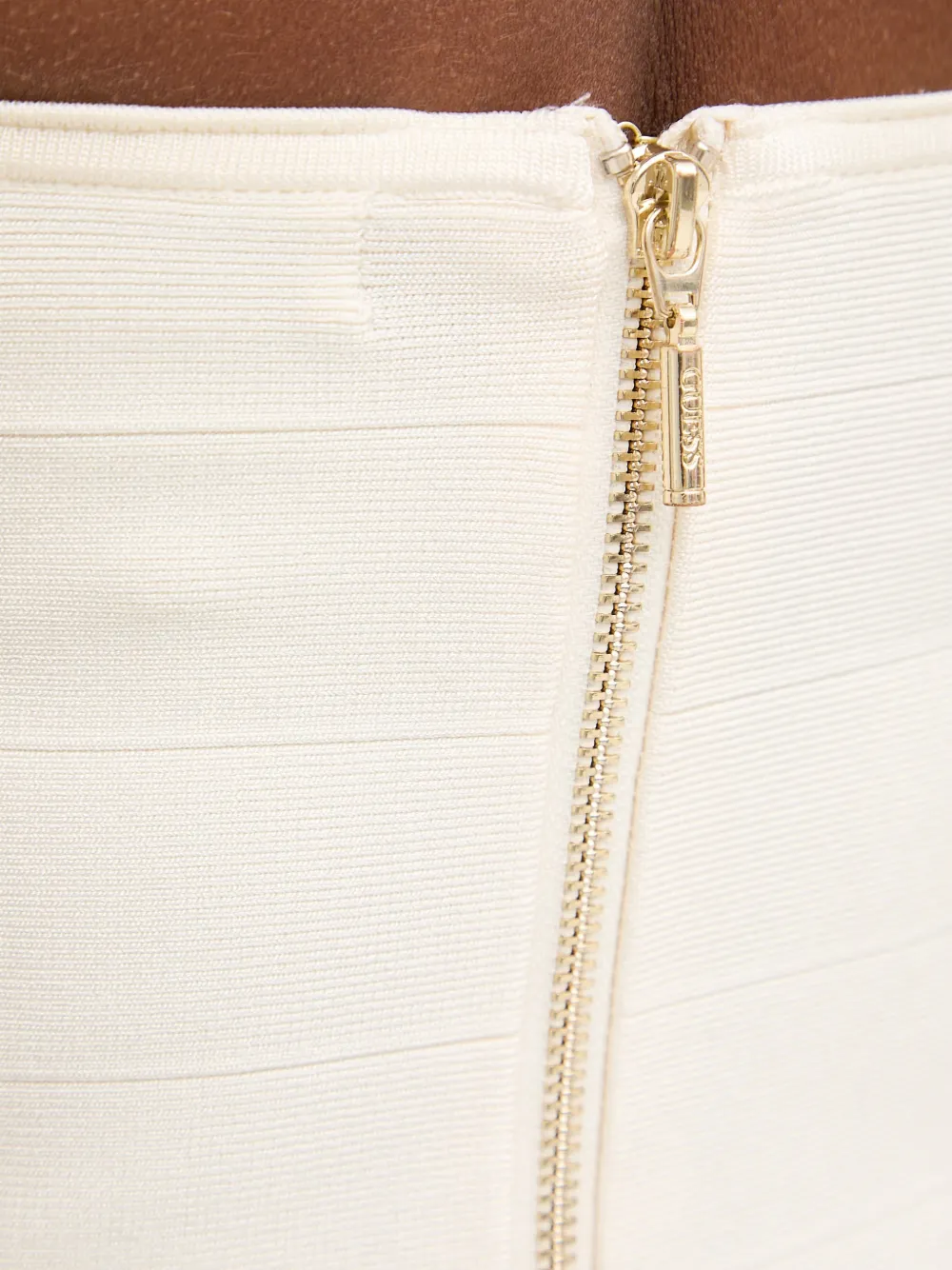 GUESS USA Midi-jurk met col Wit