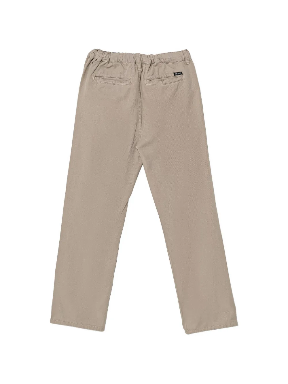 guess kids drawstring-waistband trousers Beige