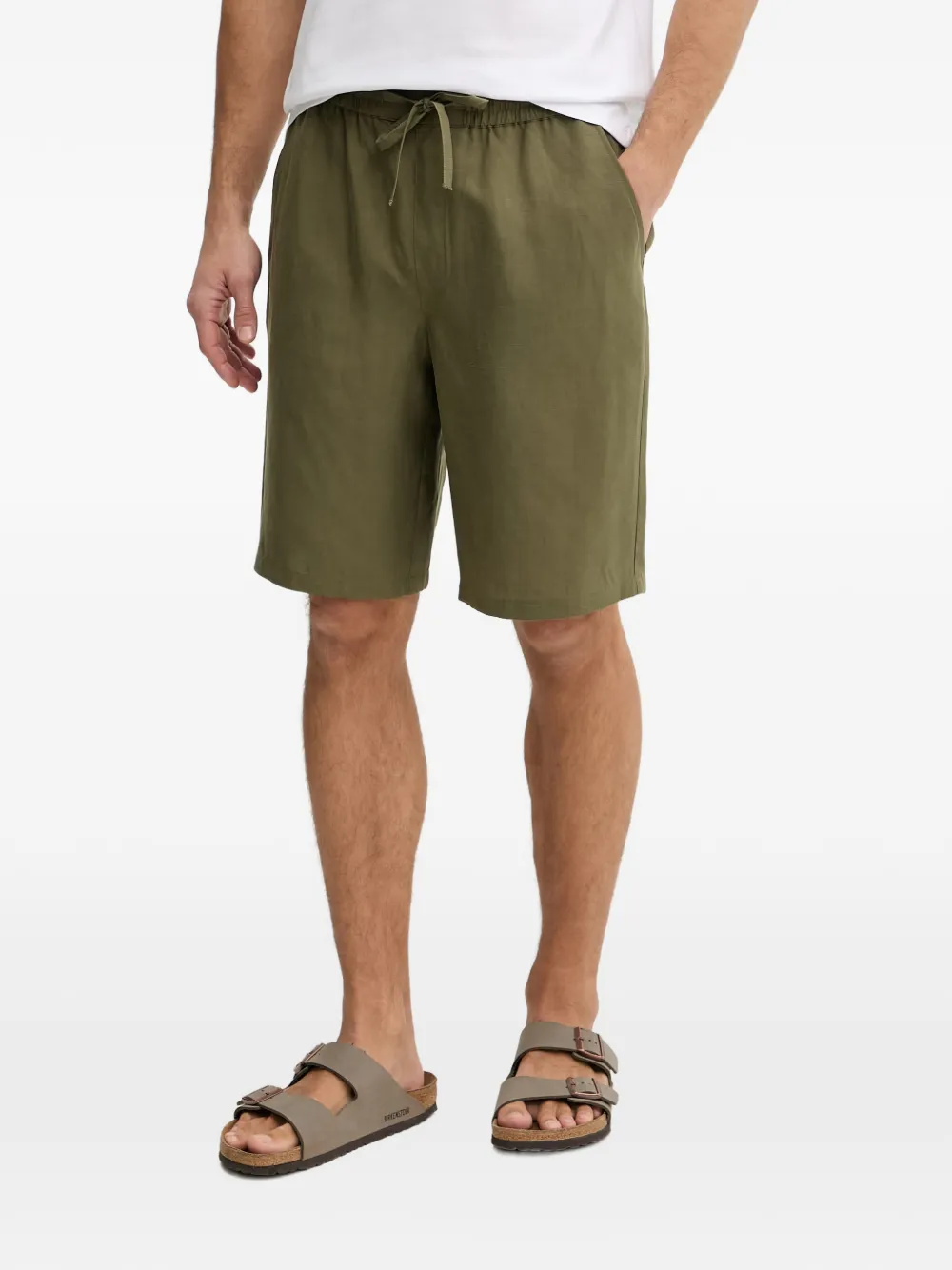 GUESS USA drawstring-waist shorts - Green
