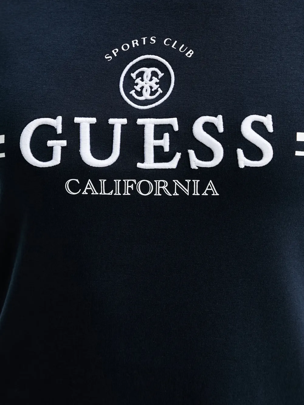 GUESS USA Mini-jurk met geborduurd logo Blauw