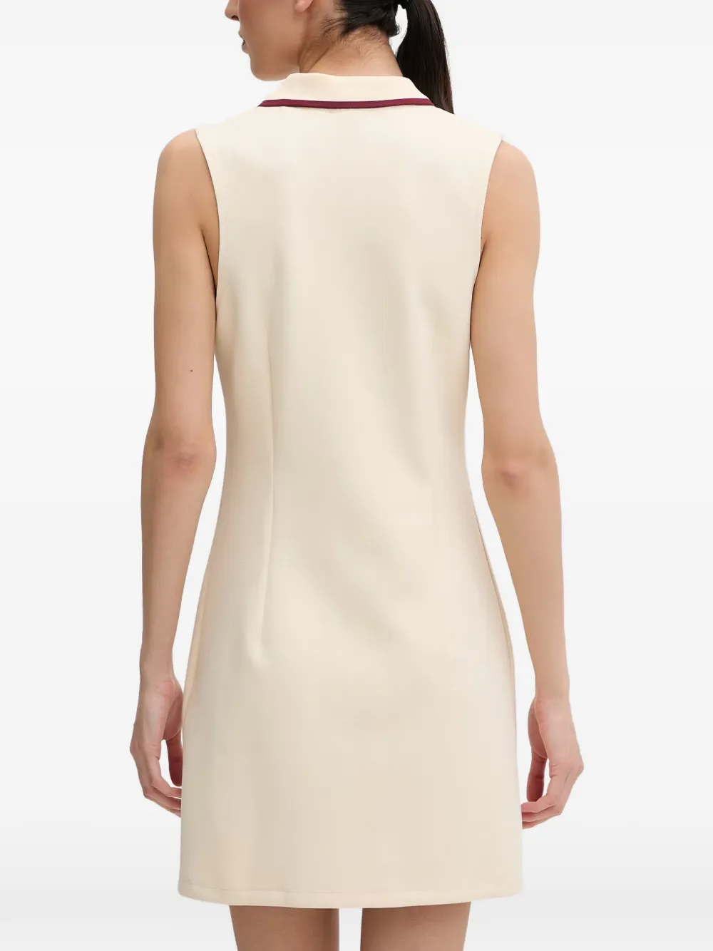 GUESS USA Mouwloze mini-jurk met contrasterende afwerking Beige