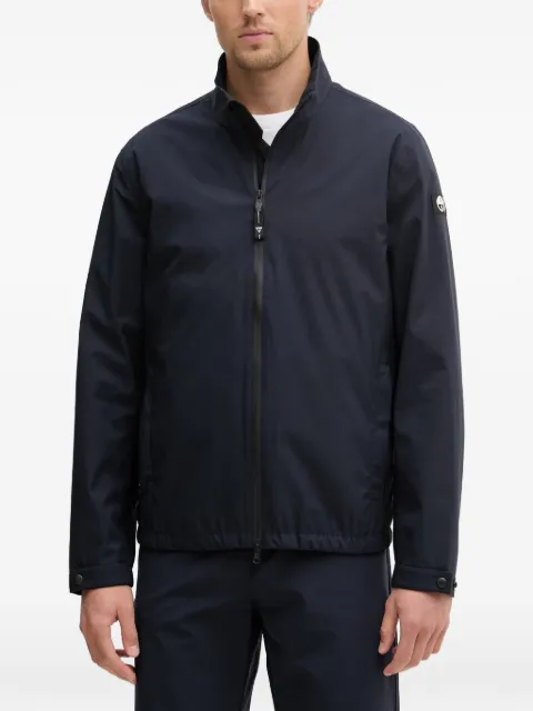 GUESS USA logo-patch zip-up jacket