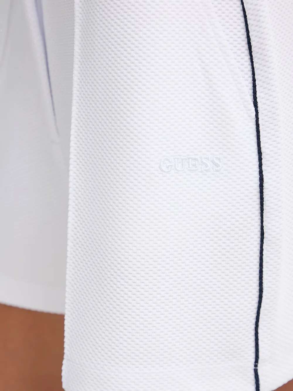 GUESS USA Shorts met textuur Wit
