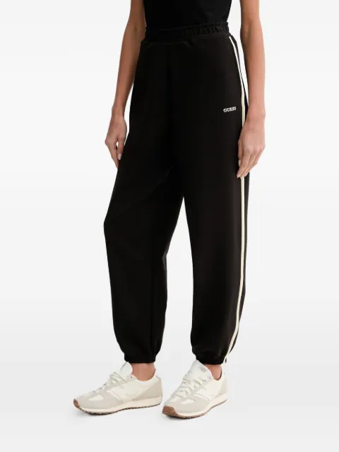 GUESS USA Jasmine logo-print side-stripe track pants