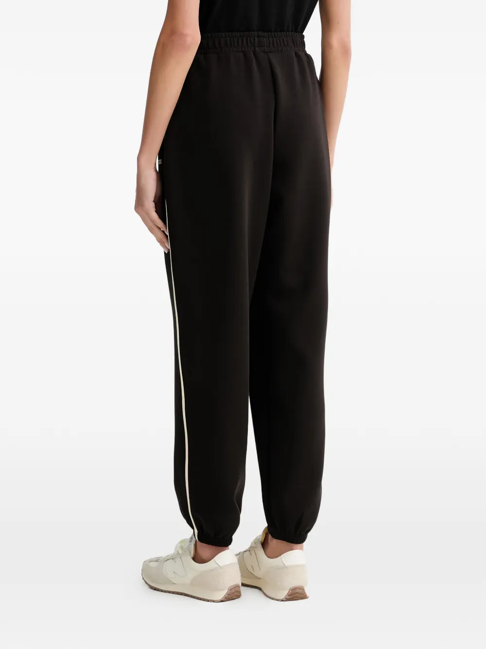 GUESS USA Jasmine trainingsbroek met zijstreep en logoprint Zwart
