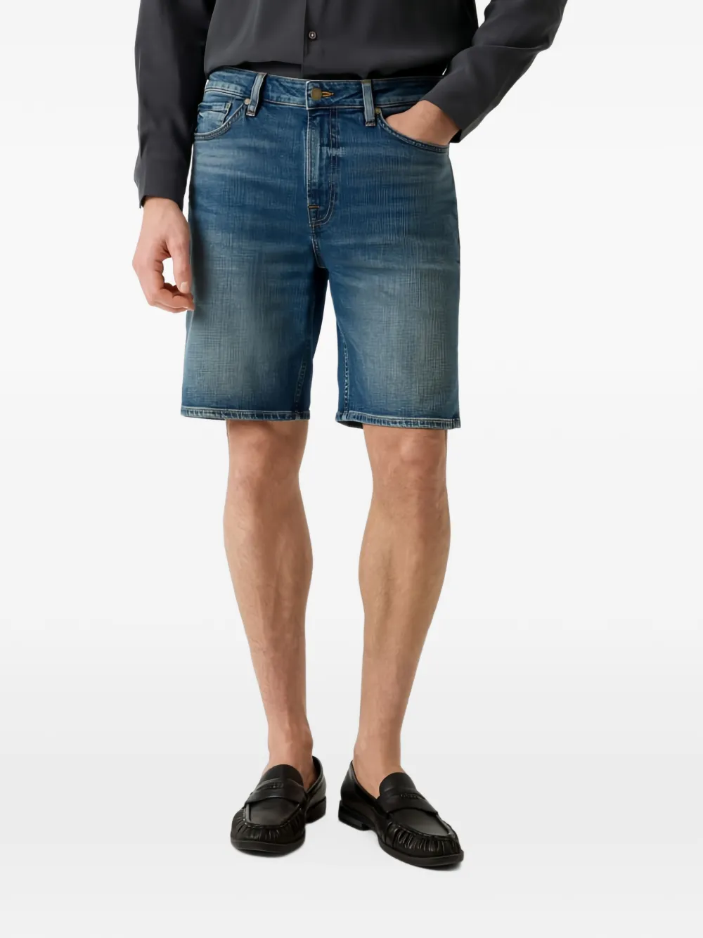GUESS USA Denim shorts Blauw