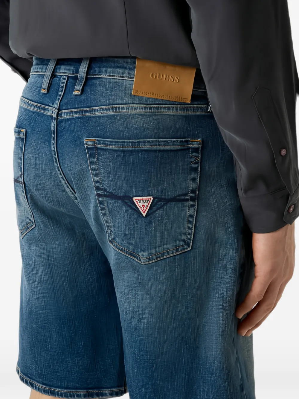GUESS USA Denim shorts Blauw