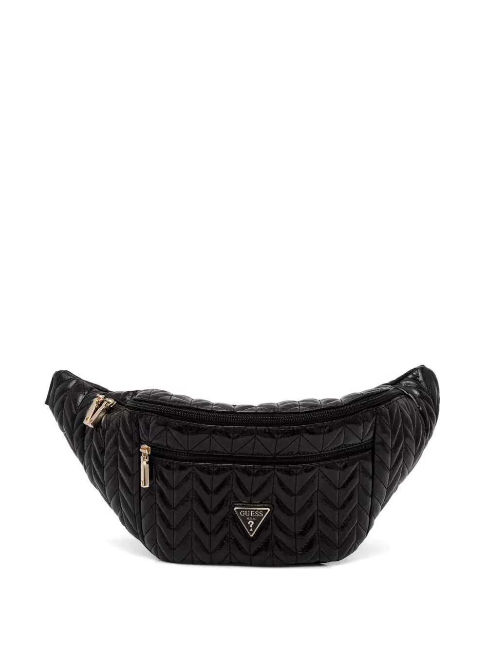 GUESS USA quilted chevron belt bag - Nero
