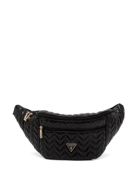 GUESS USA quilted chevron belt bag
