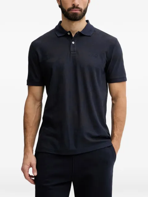 GUESS USA jacquard-logo polo shirt