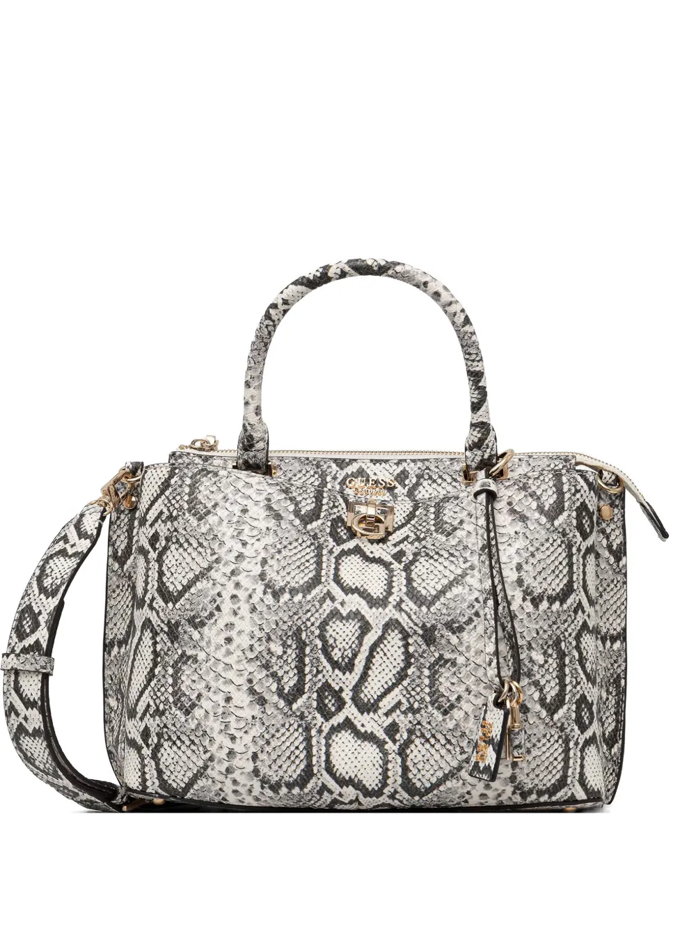 GUESS USA snakeskin-effect tote bag - Toni neutri