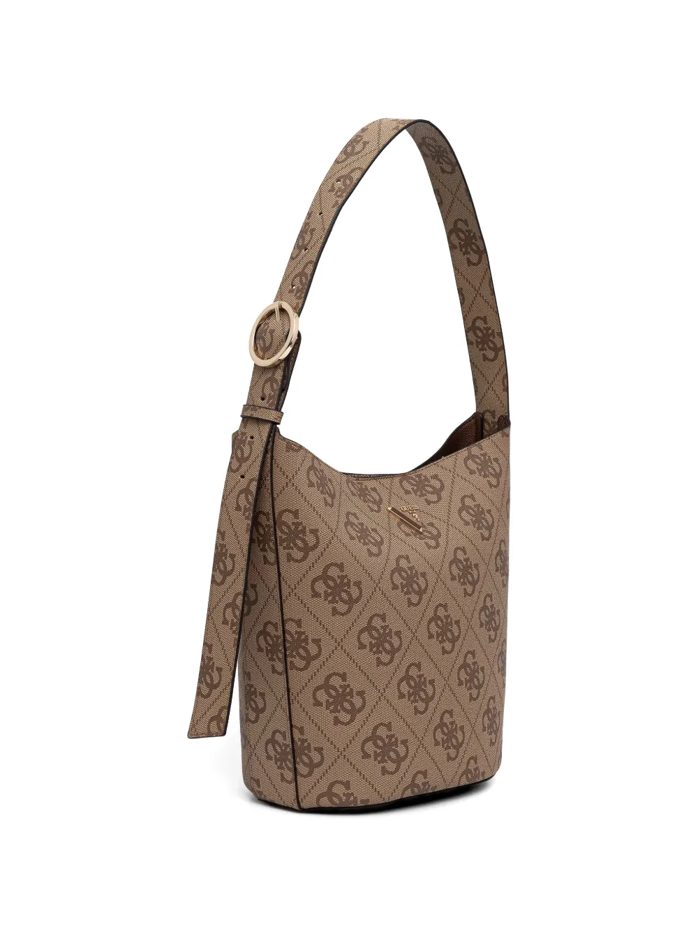GUESS USA Schoudertas met monogramprint Bruin