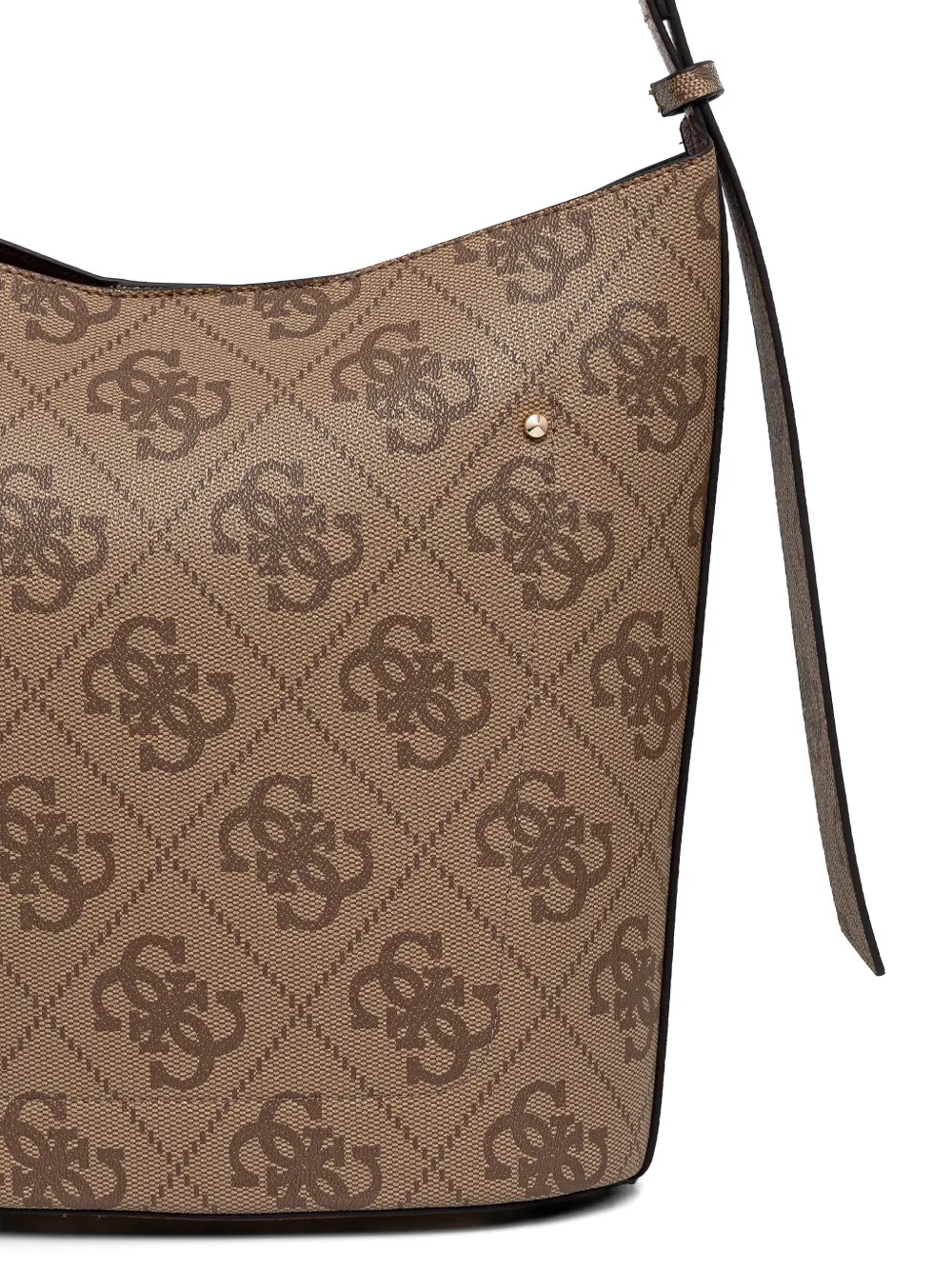 GUESS USA Schoudertas met monogramprint Bruin