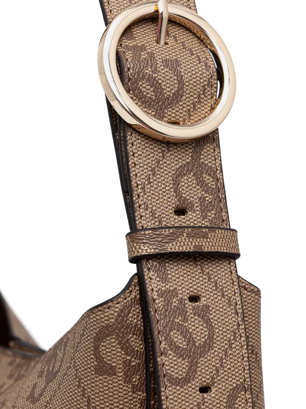 GUESS USA Schoudertas met monogramprint Bruin