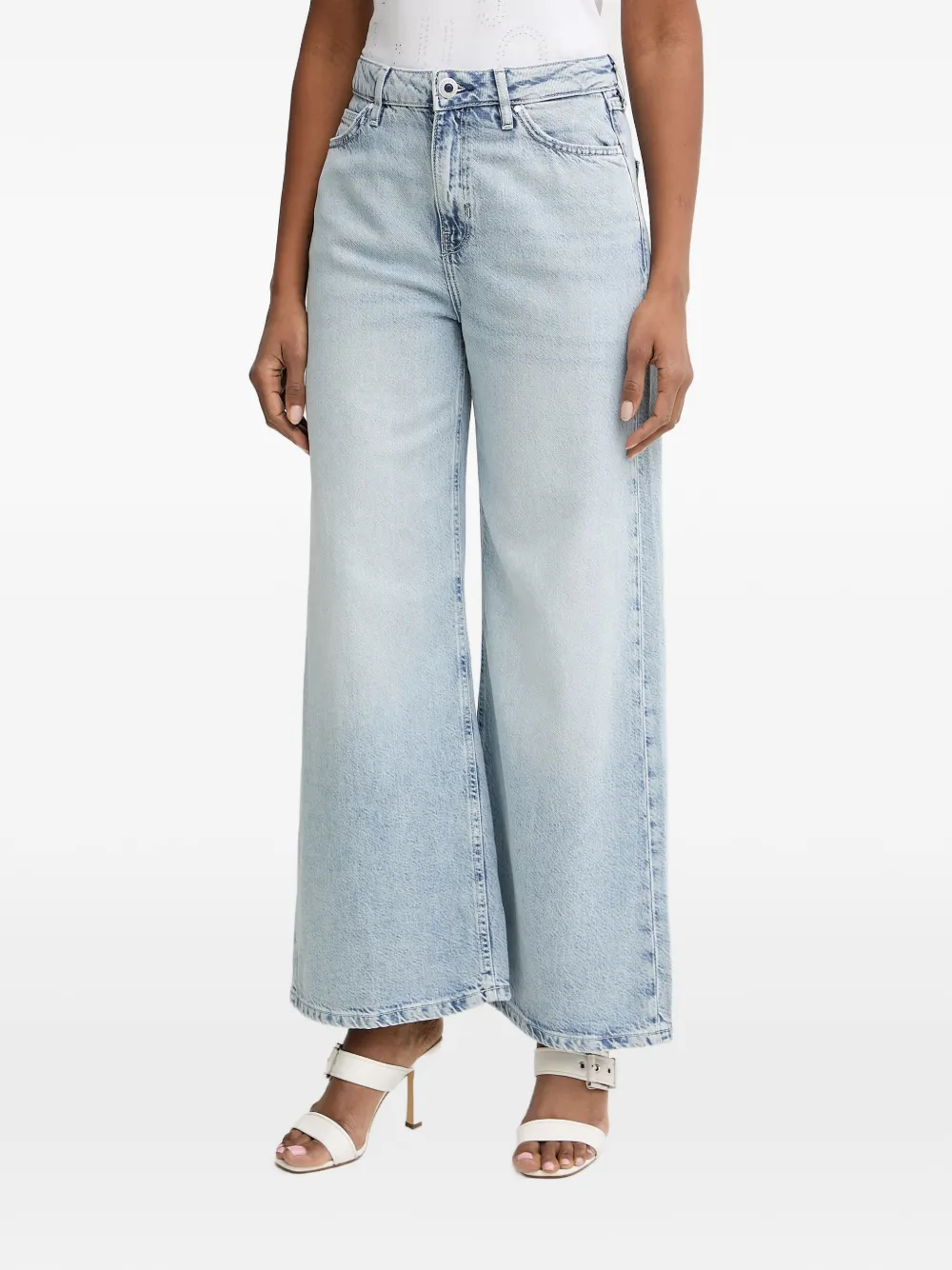 GUESS USA Bellflower wide-leg jeans - Blu