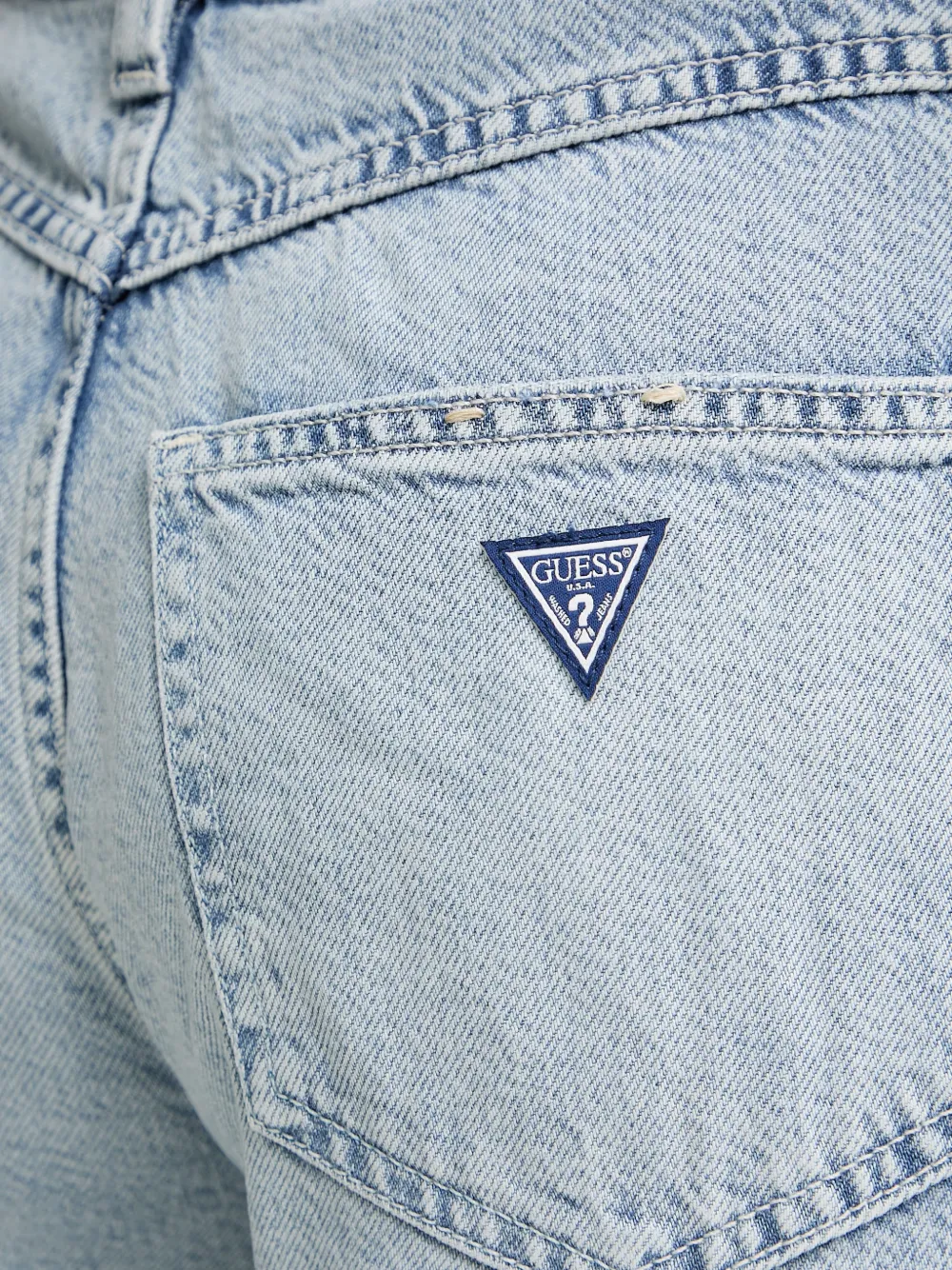 GUESS USA Bellflower jeans met wijde pijpen Blauw