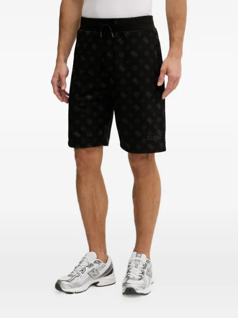 GUESS USA monogram-print drawstring shorts