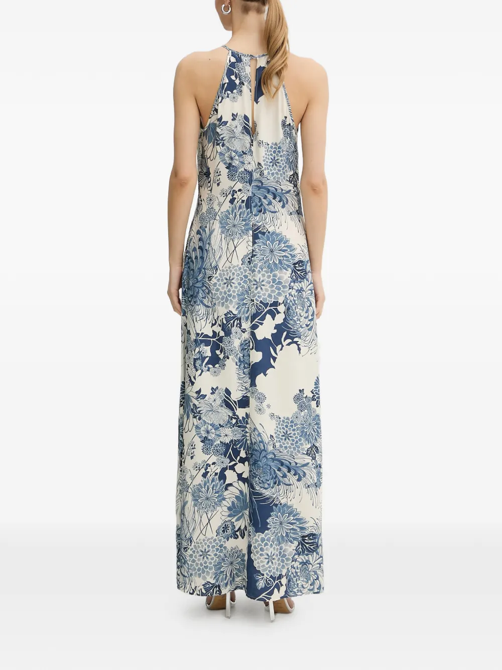 GUESS USA Maxi-jurk met bloemenprint Blauw