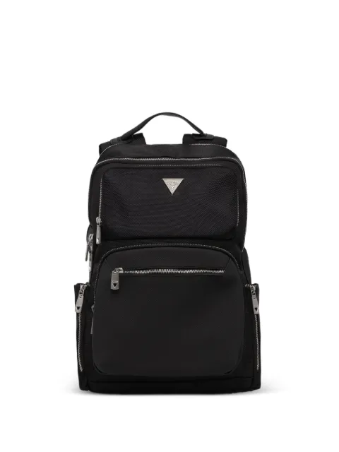 GUESS USA Berna logo-plaque multiple-pocket backpack