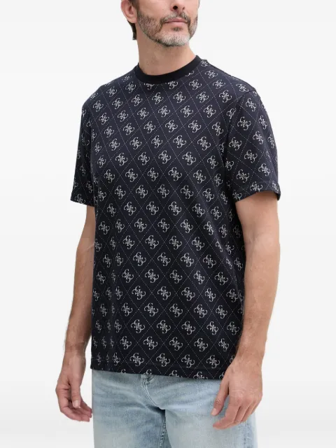 GUESS USA monogram-print T-shirt