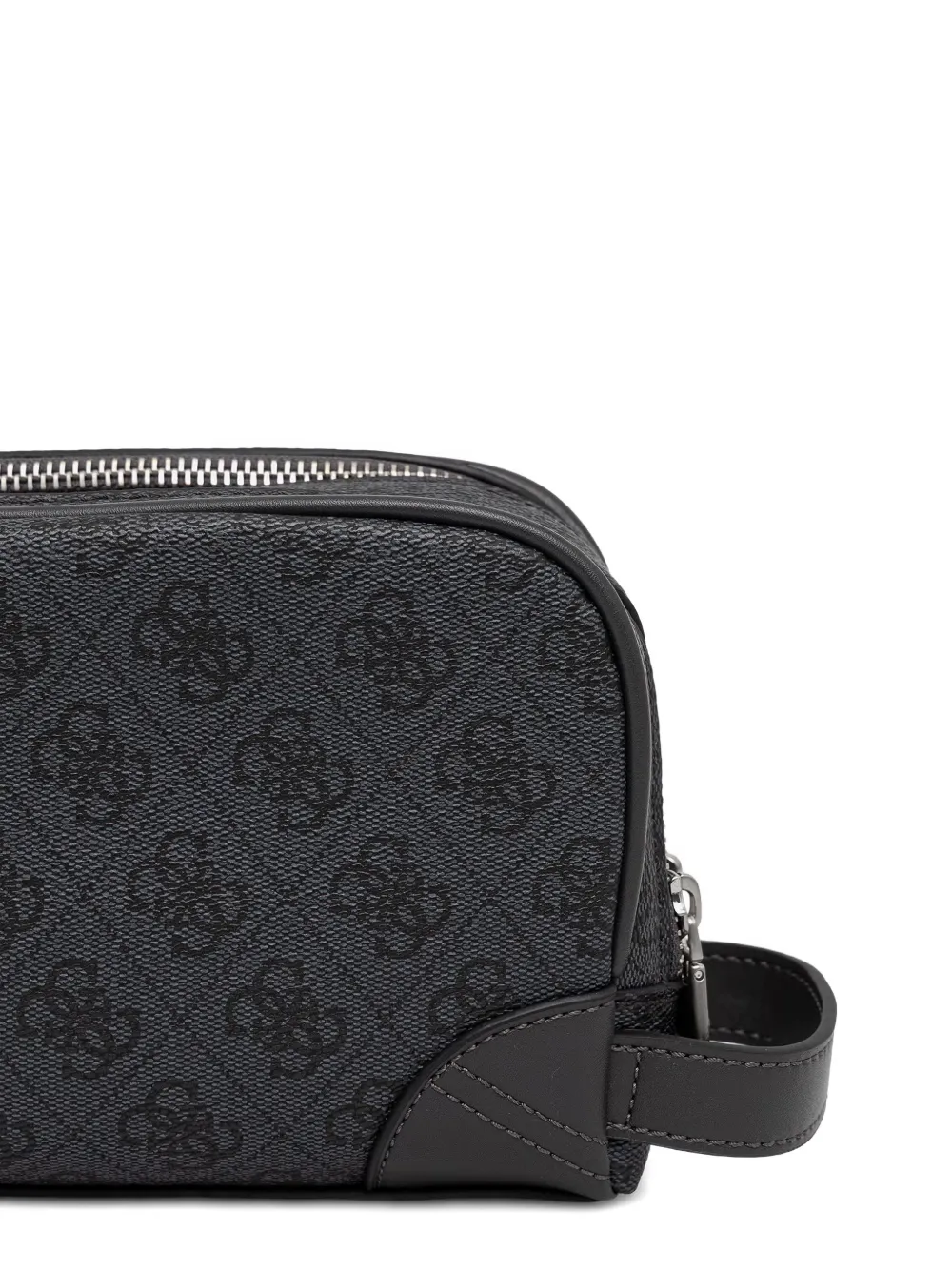GUESS USA Toilettas met monogramprint Zwart