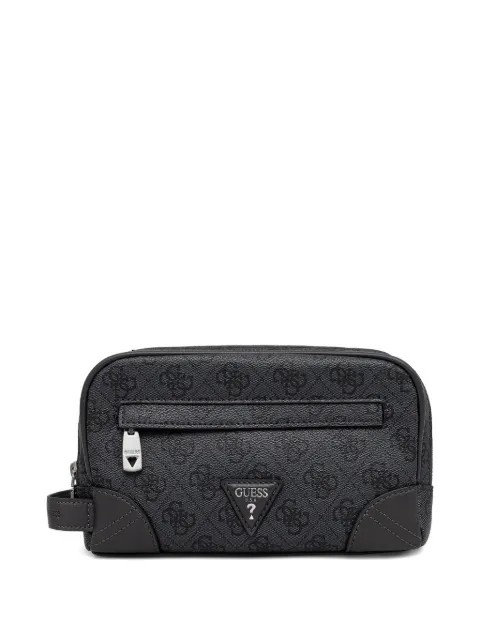 GUESS USA monogram-print wash bag