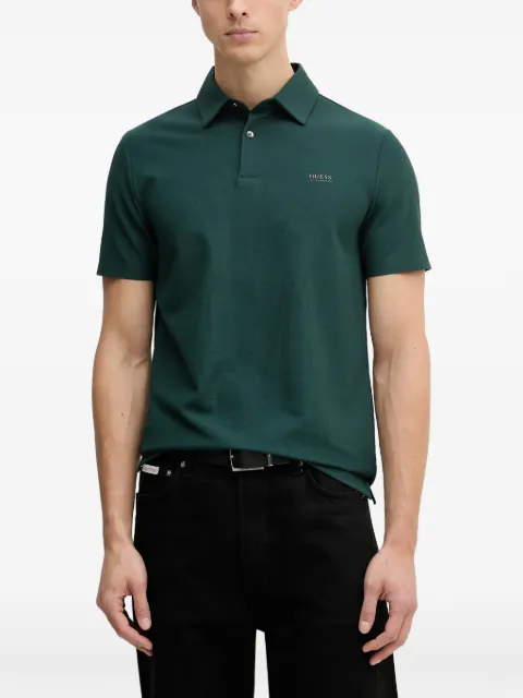 GUESS USA logo-print polo shirt
