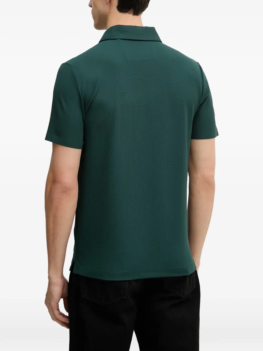 GUESS USA Poloshirt met logoprint Groen