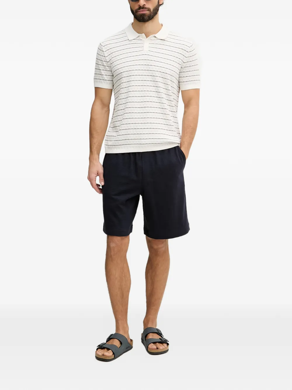 GUESS USA Regular-fit shorts Blauw