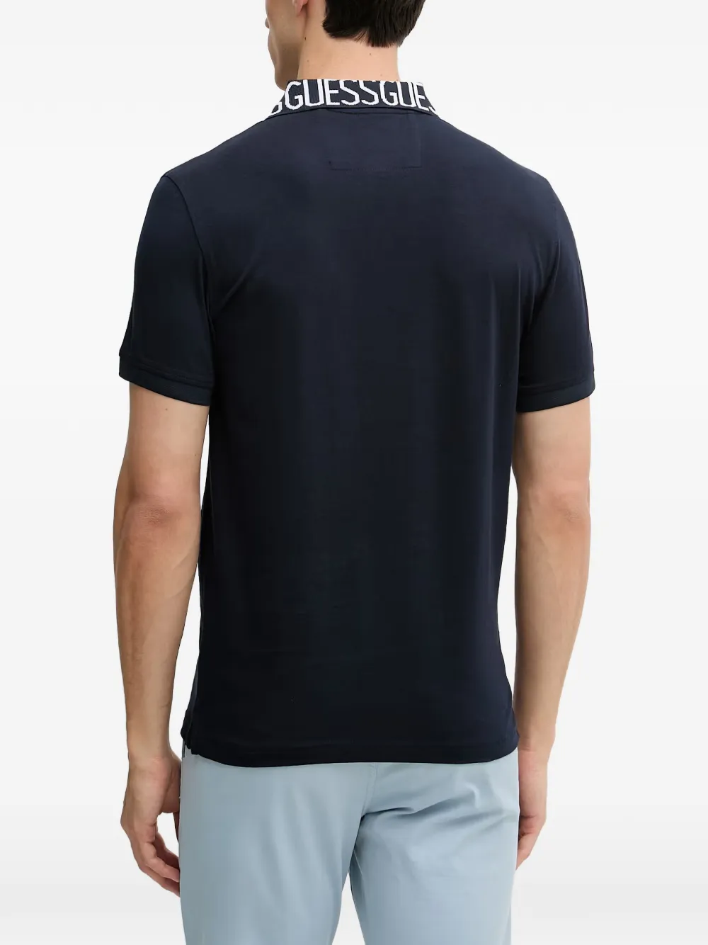 GUESS USA Getailleerd poloshirt Blauw